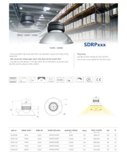 Trang 144- Tài liệu kỹ thuật đèn led Duhal series SDRPxxx