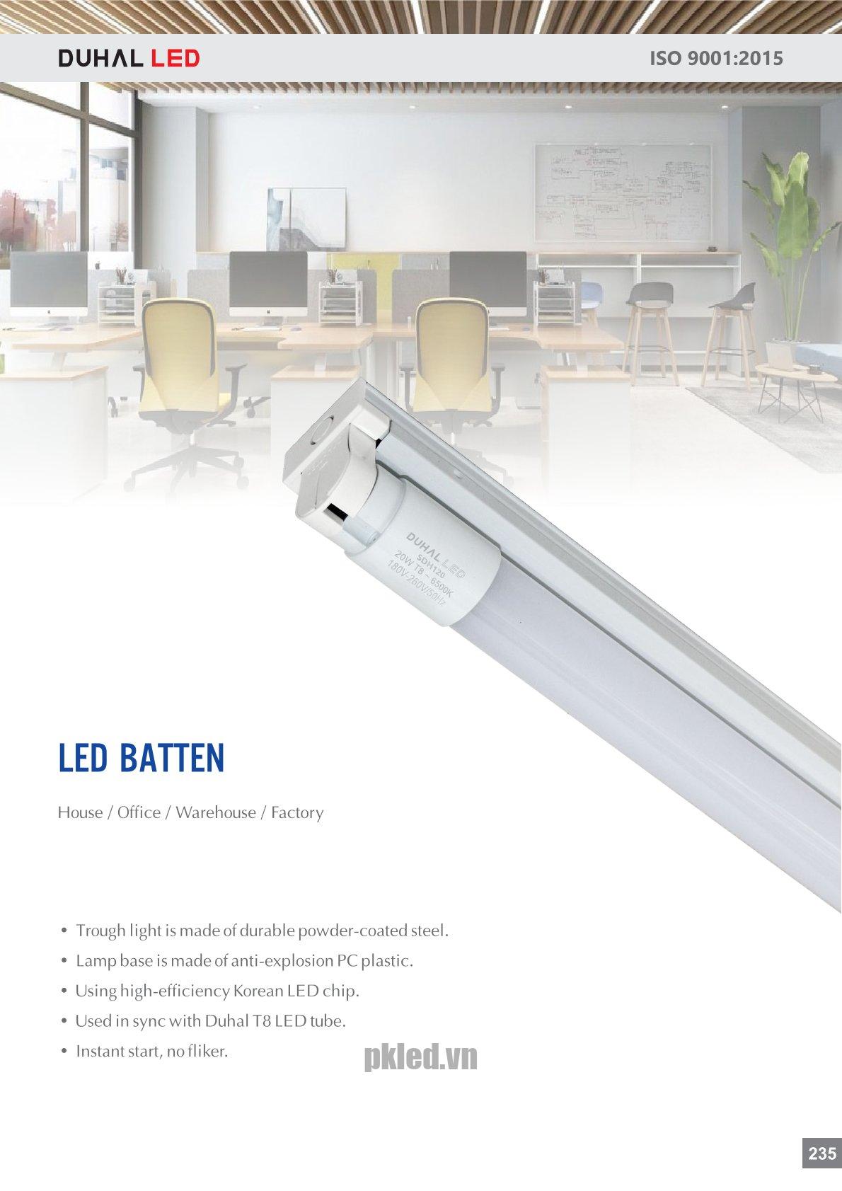 Đèn batten 18W DTF118 Duhal - Ảnh 5