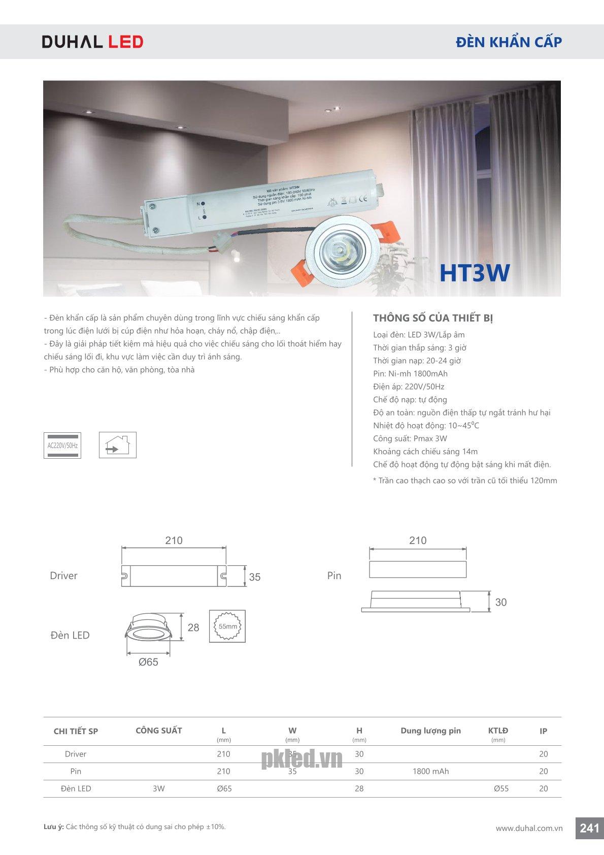 Trang 241- Tài liệu kỹ thuật đèn led Duhal