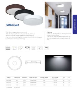 Trang 39- Tài liệu kỹ thuật đèn led Duhal series SDGCxxx2