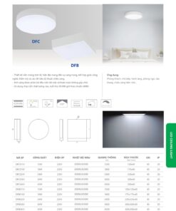 Trang 87- Tài liệu kỹ thuật đèn led Duhal series DFC, DFB